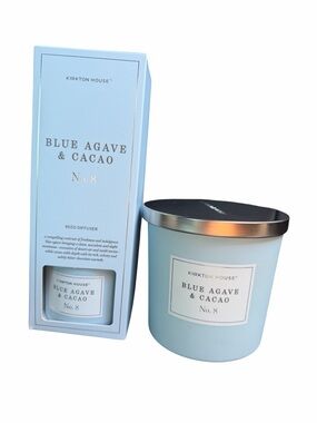 KIRKTON HOUSE No.8 Blue Agave & Cacao Diffuser &  Candle Set